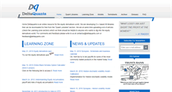 Desktop Screenshot of deltaquants.com